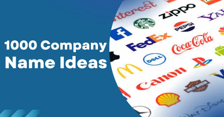 1000 Company Name Ideas