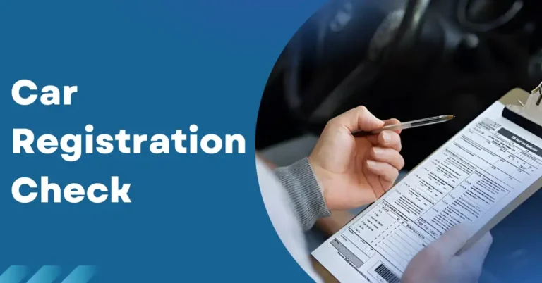 Car Registration Check